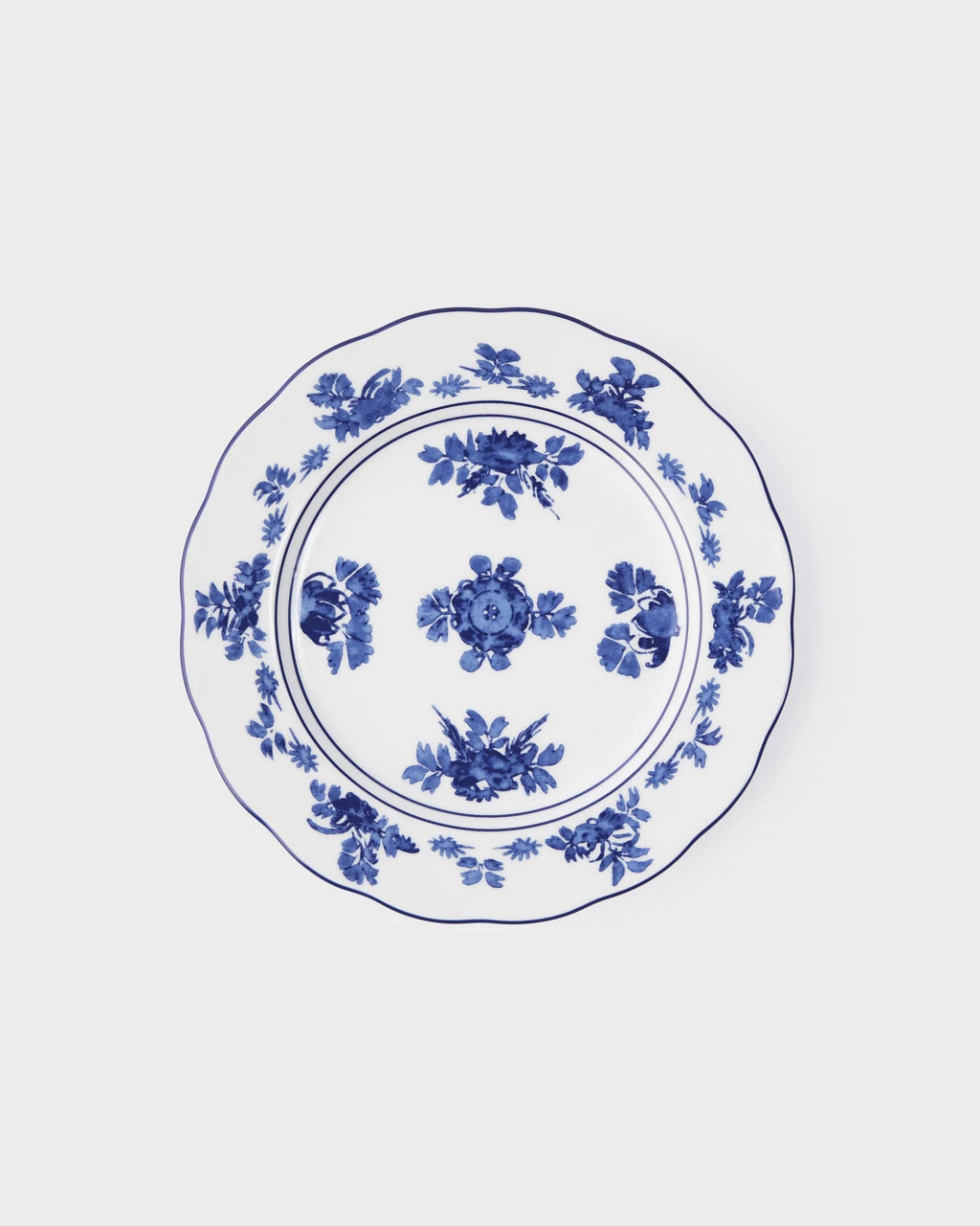 Gloria Porcelain Plate Set, Blue