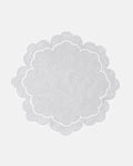 Íris Placemat and Napkin, White with White