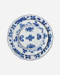 Gloria Porcelain Plate Set, Blue