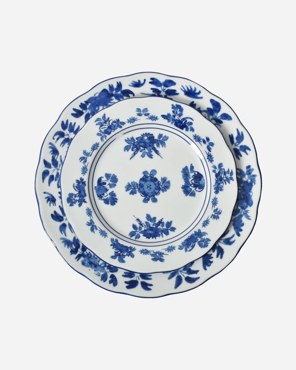 Gloria Porcelain Plate Set, Blue