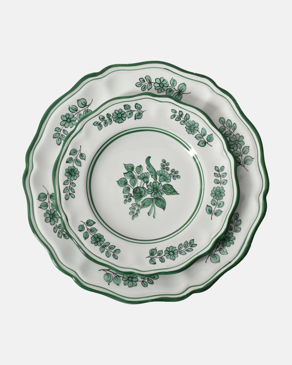 Sicilia Plate Set, Green