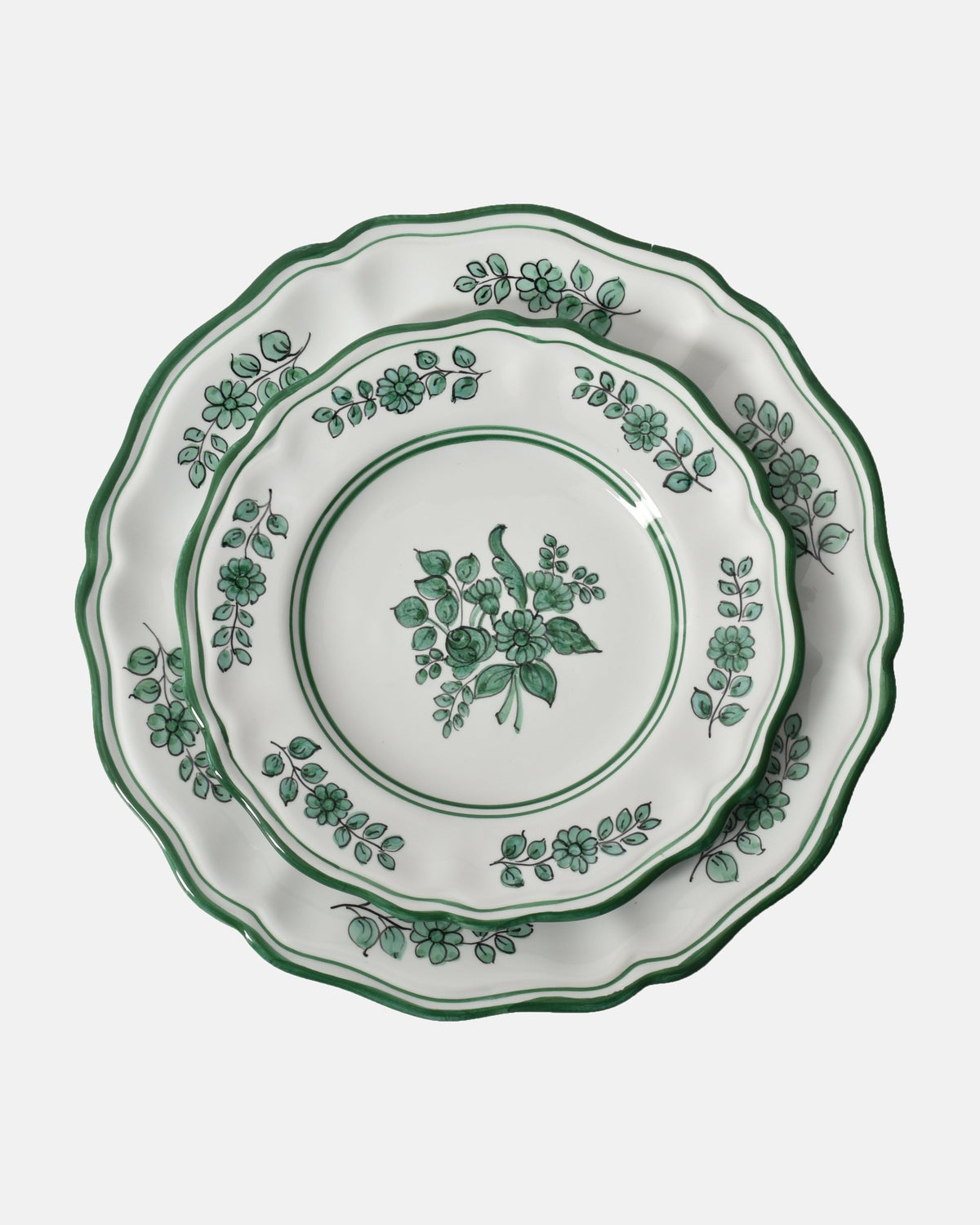 Sicilia Plate Set, Green