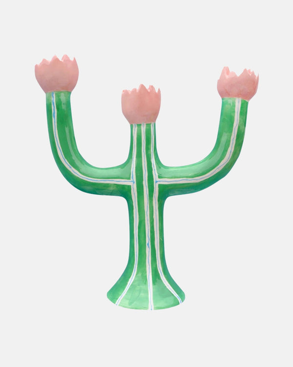 Tulip Green Candleholder