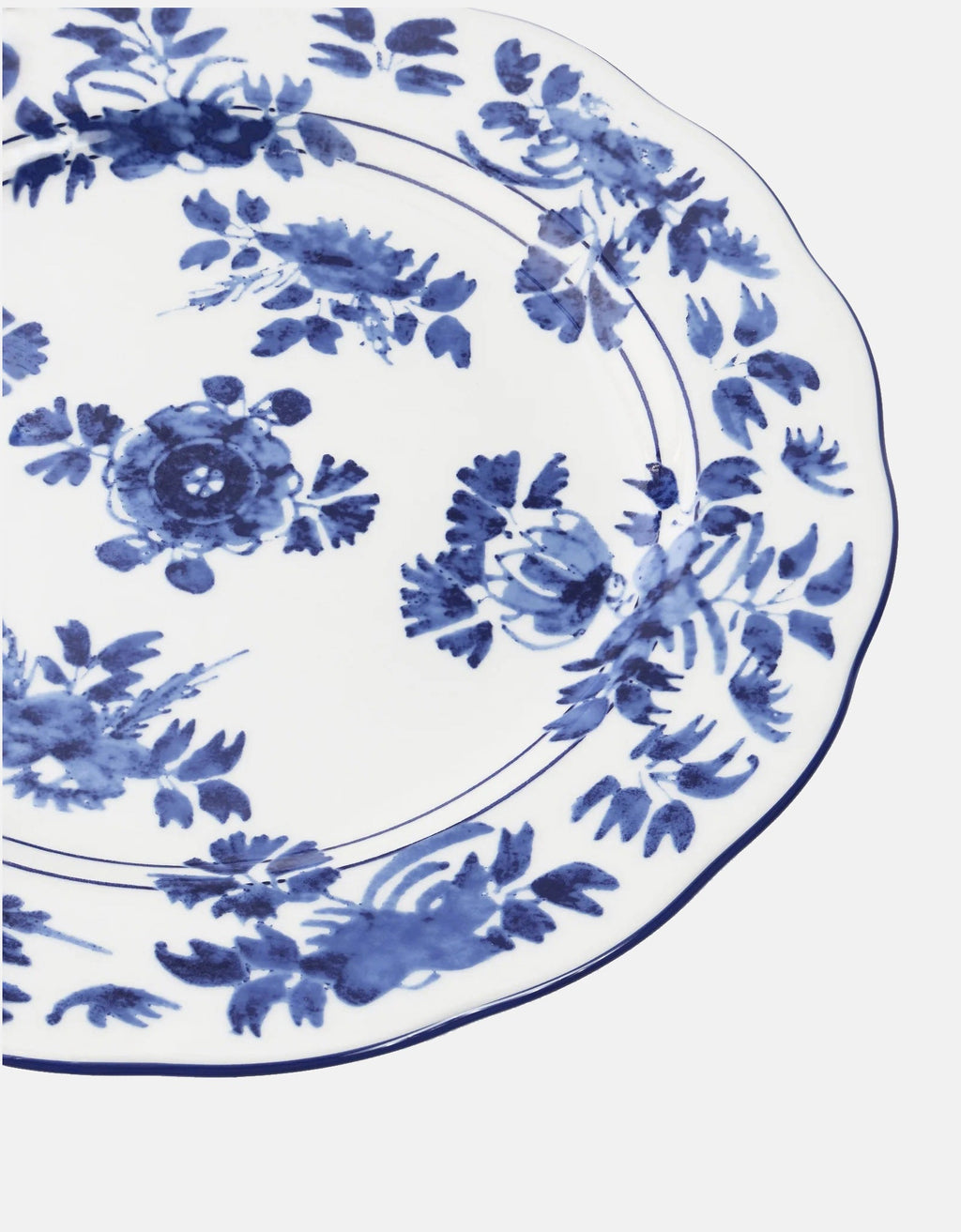 Gloria Porcelain Plate Set, Blue
