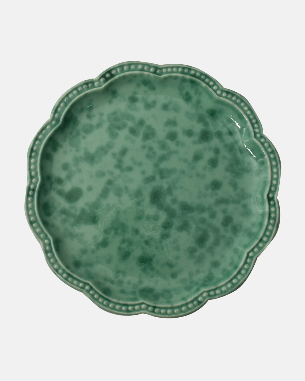 Speckled Plate set, Green