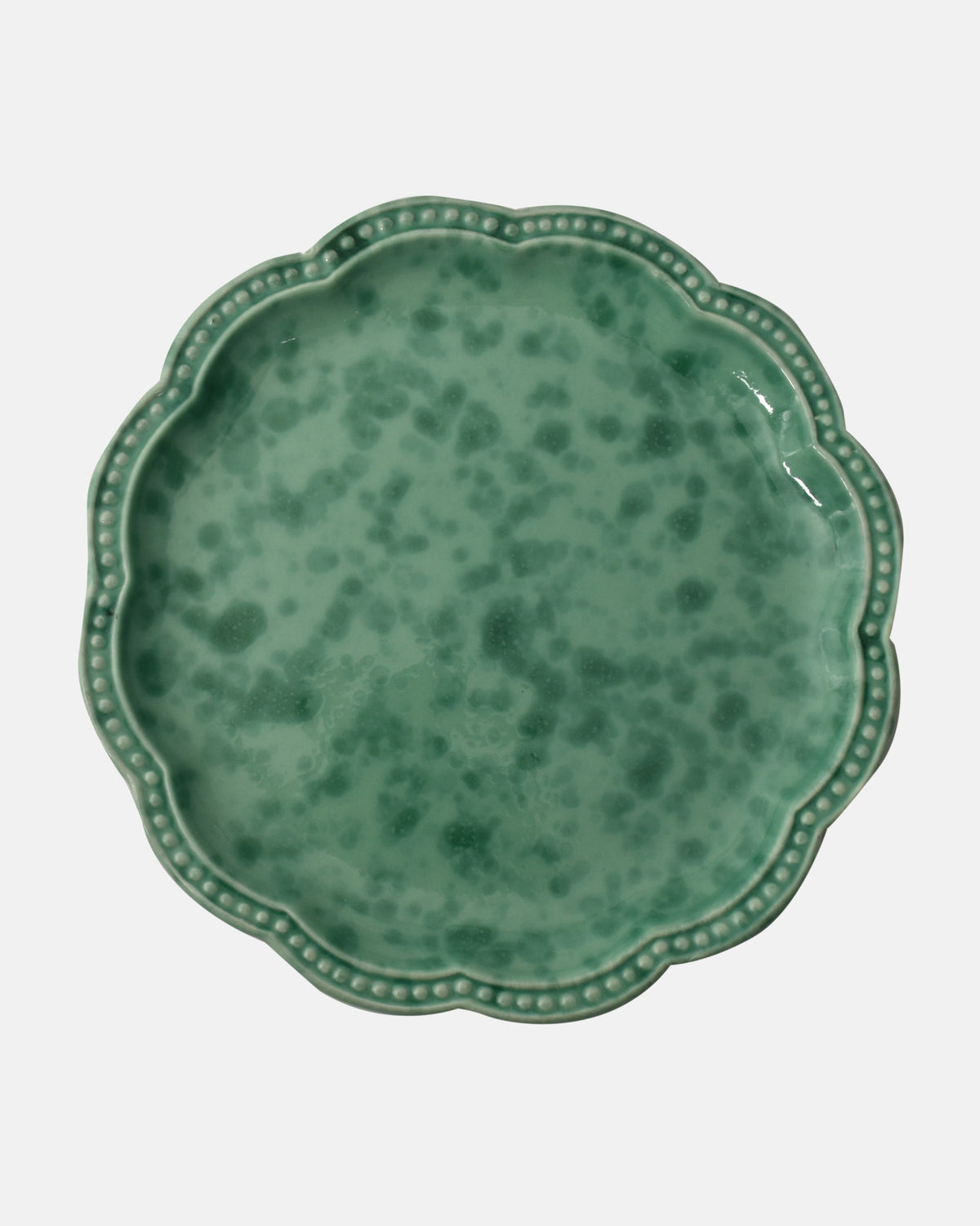 Speckled Plate set, Green