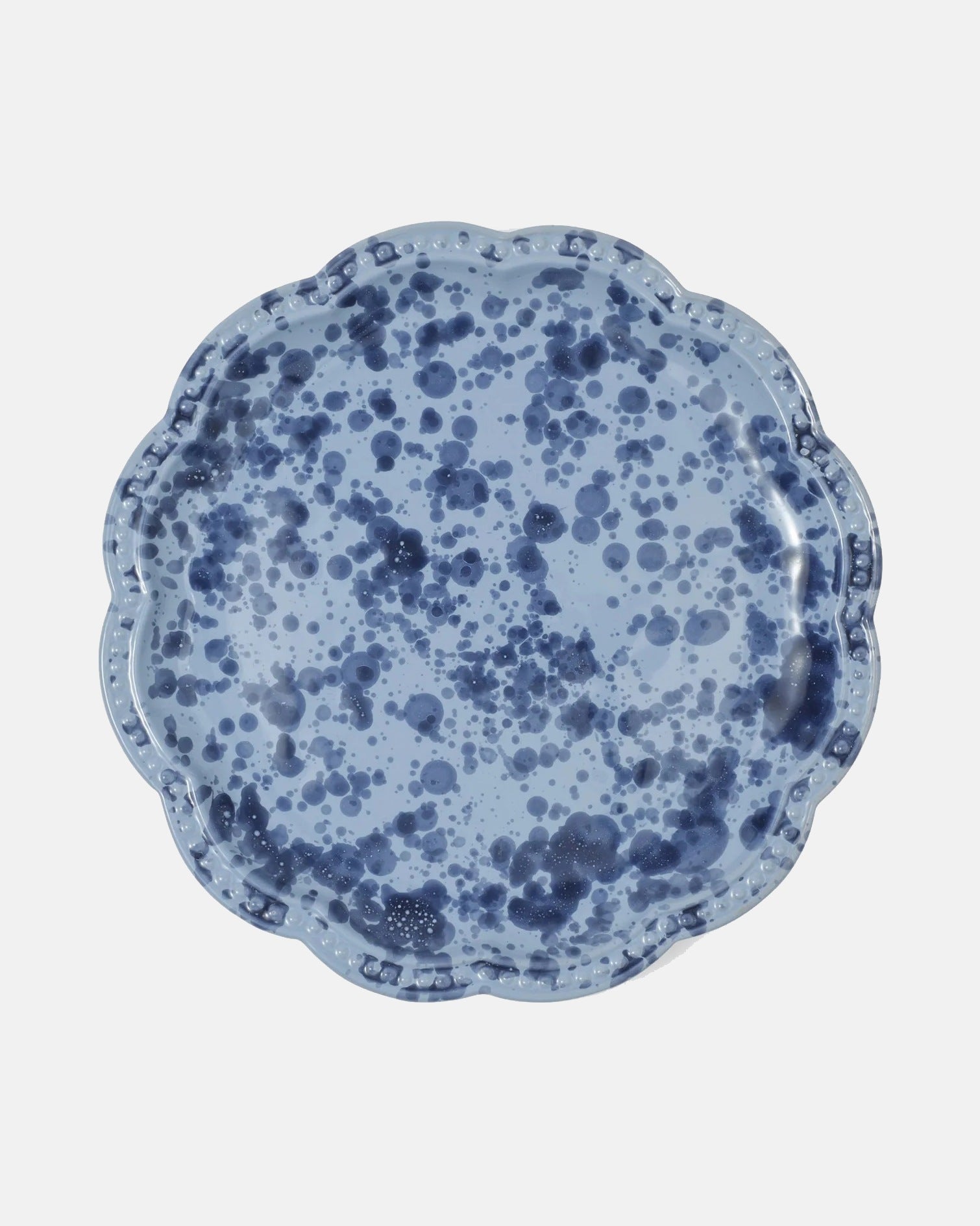 Speckled Plate Set, Blue