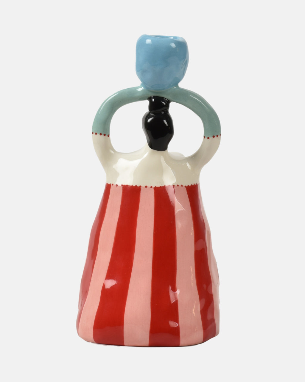 Claudia Red Candleholder