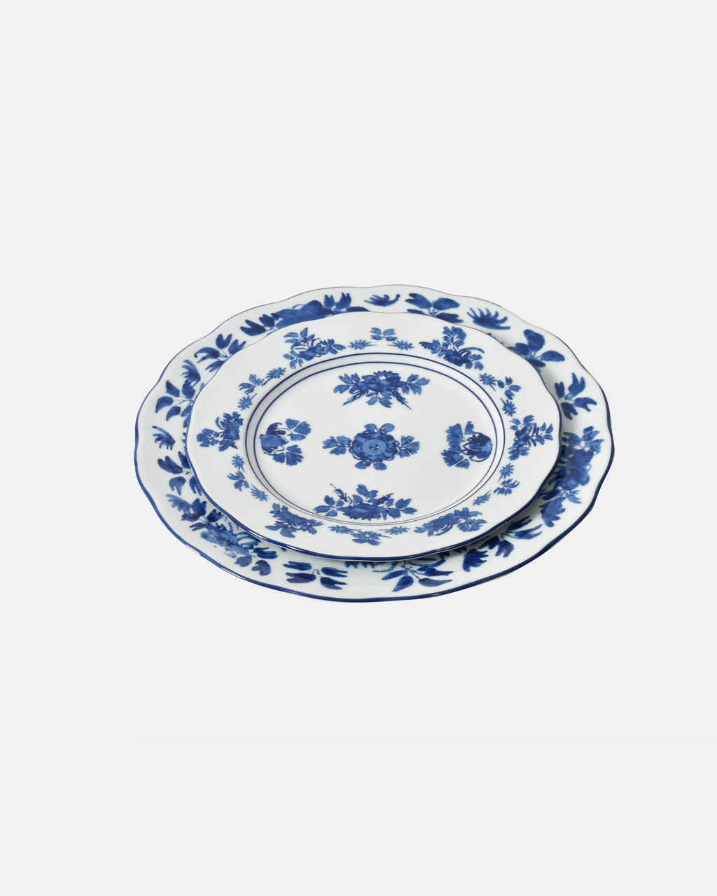 Gloria Porcelain Plate Set, Blue