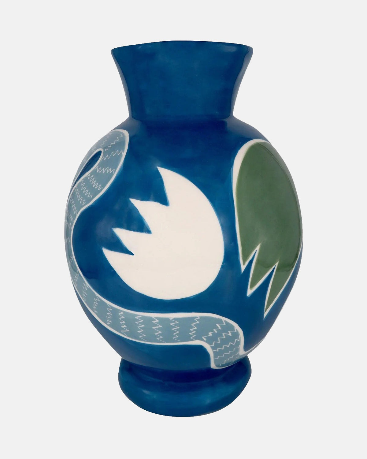 Indigo Tulip Vase