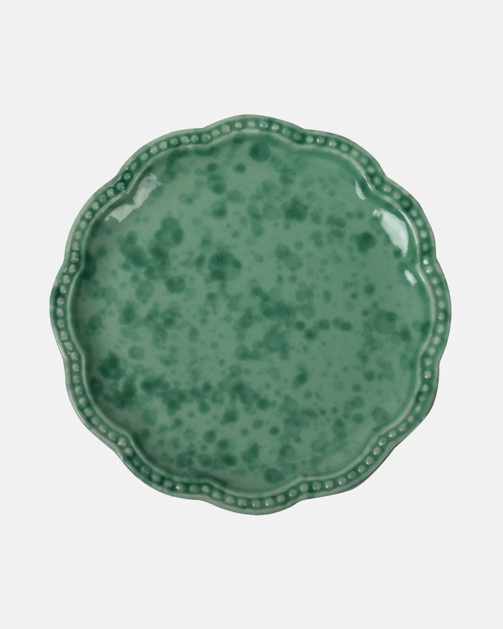 Speckled Plate set, Green