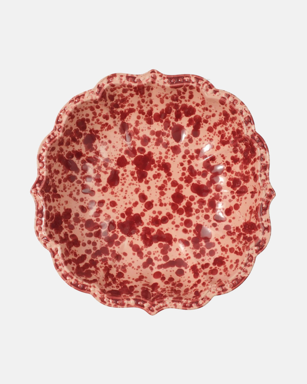 Speckled Serving Bowl, Pink