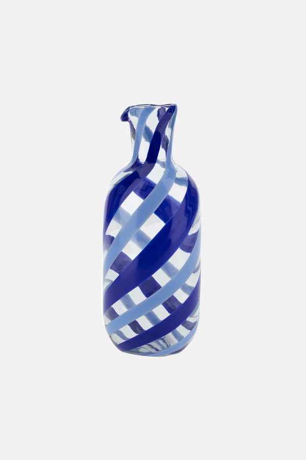 Glass Bottle -  Pervinch Blue