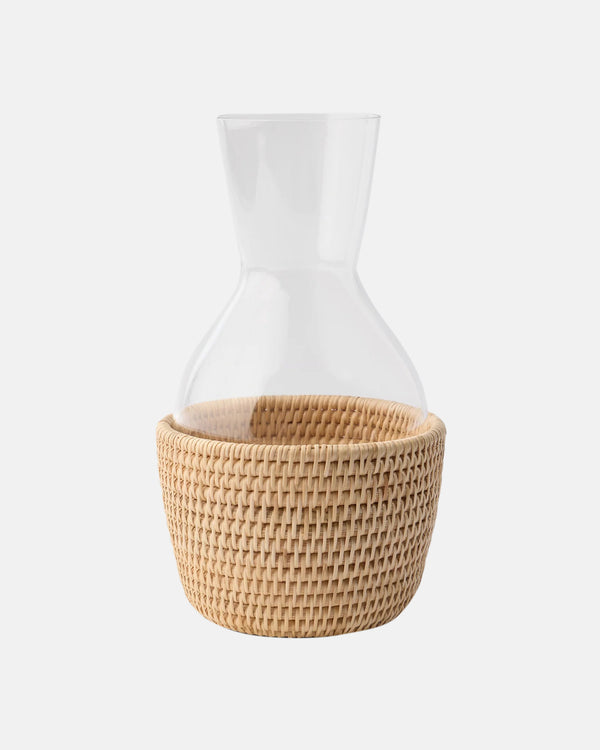 Rattan Sabbia Glass Carafe