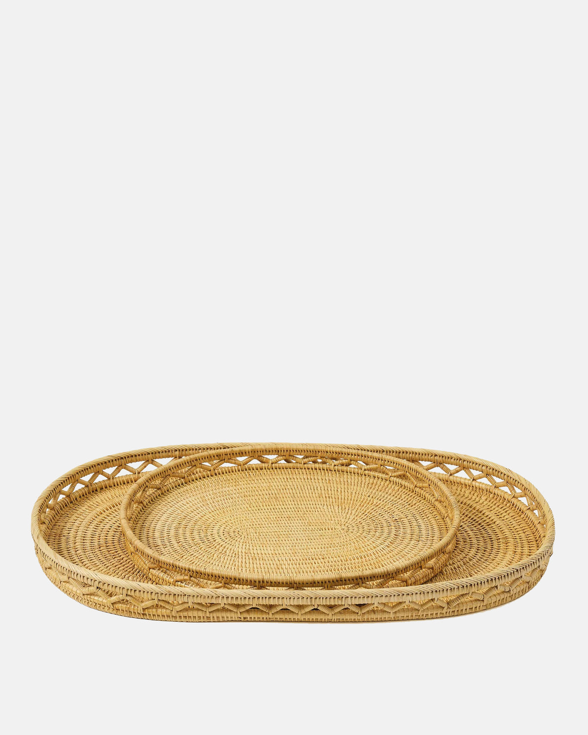 Rattan Sabbia Oval Tray, Large