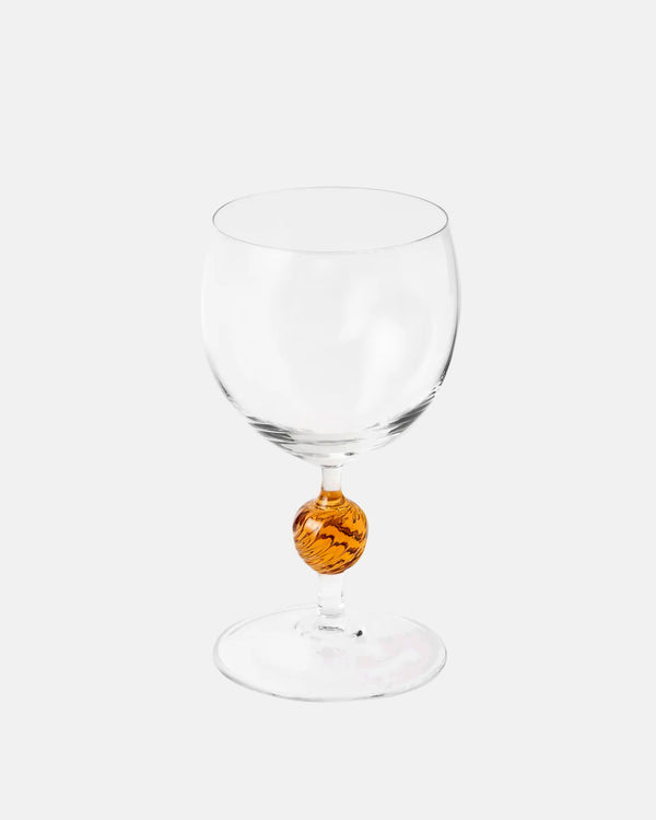 Demetra Water Glass, Ochre - Set of 6