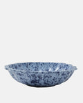Speckled Serving Bowl, Blue