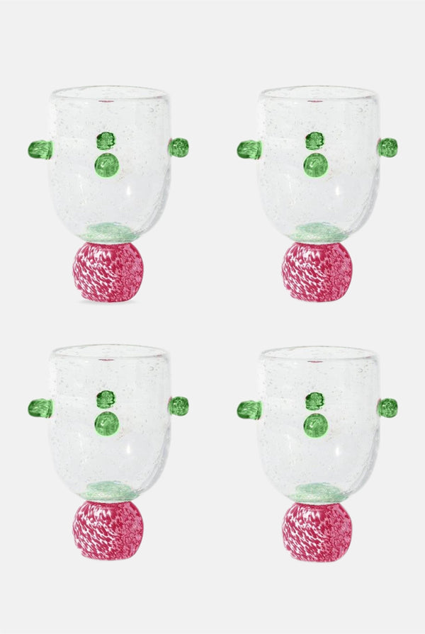 Liliana Dotty Glass Tumblers (Set of 4)