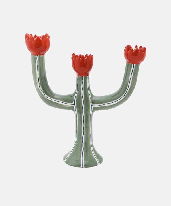 Tulip Khaki Candleholder