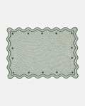 Óbidos Placemat and Napkin, Green with Green