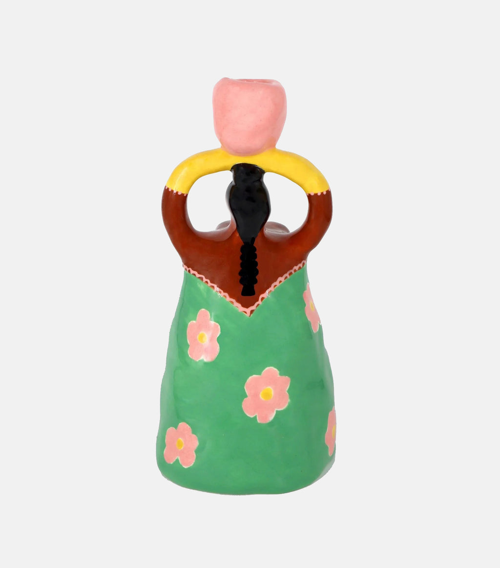 Nina Green Candleholder