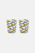 Set of 2 Glasses - Pervinch Mustard