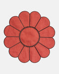 Floral Embroidered Placemat, Terracotta