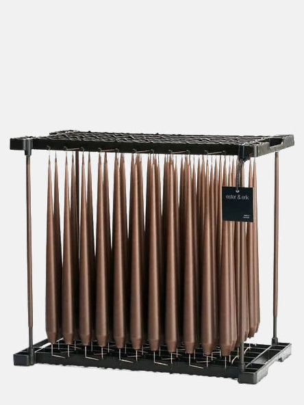 Taper Candles 2 pieces - Hazelnut