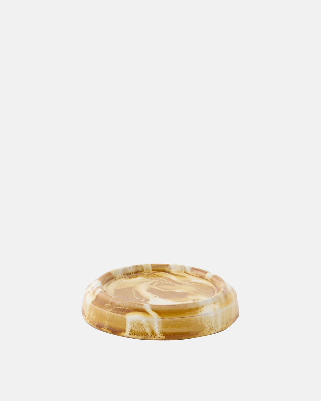 Marbled Candle Holder Base, Terracotta