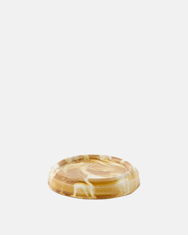 Marbled Candle Holder Base, Terracotta