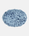 Speckled Serving Plate, Blue