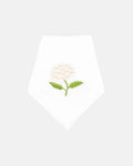 Hydrangea Napkin, White