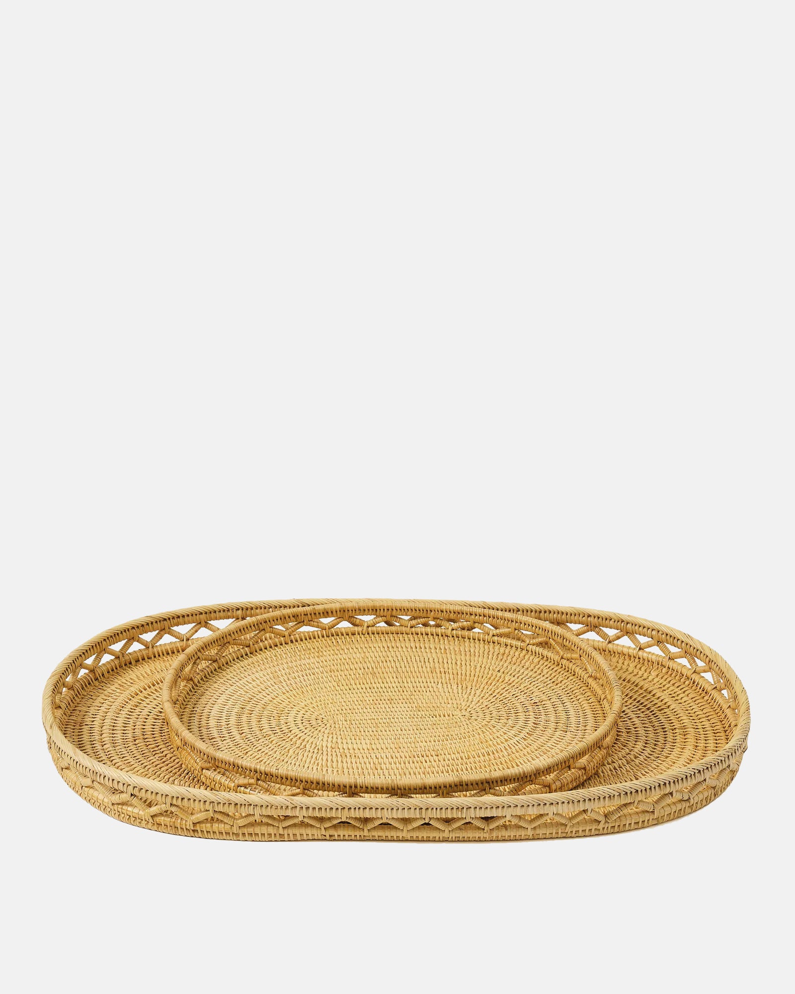 Rattan Sabbia Oval Tray, Medium