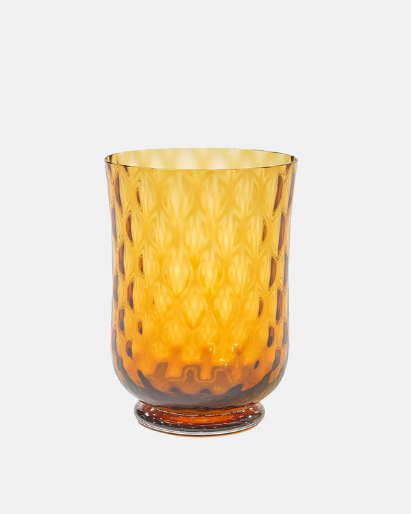 Balloton Water Glass, Amber