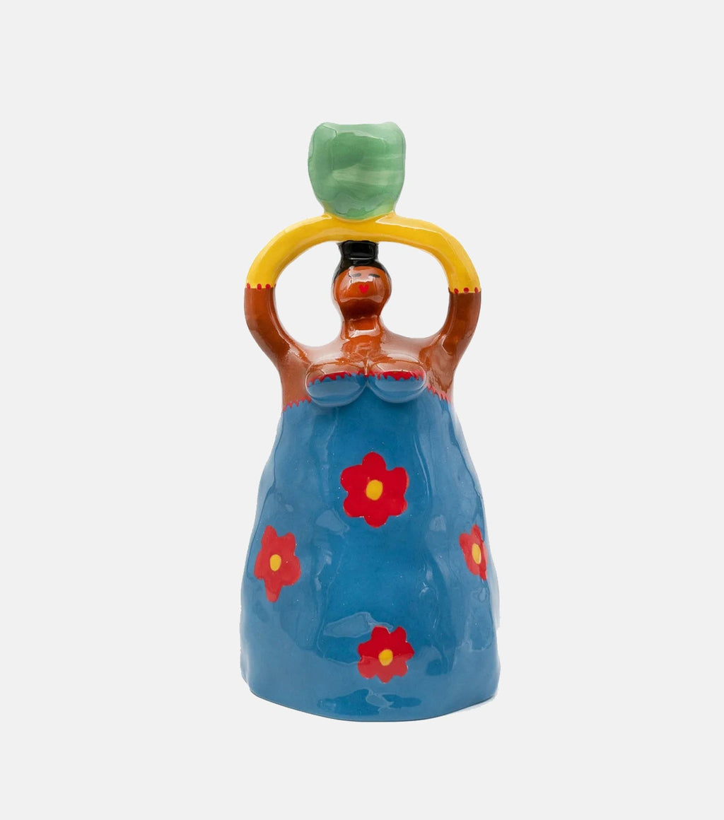Nina Blue Candleholder