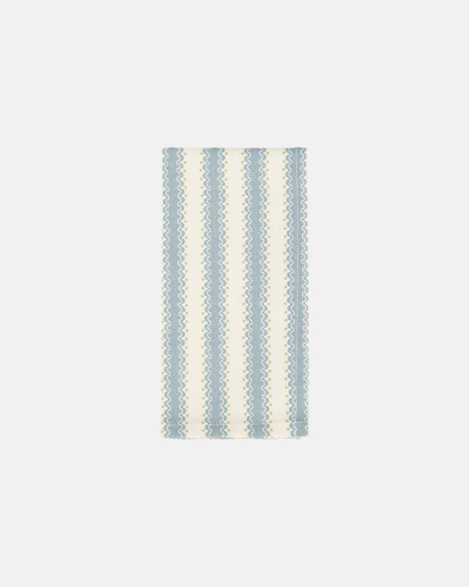 Atlântica Light Blue Napkin in 100% Cotton