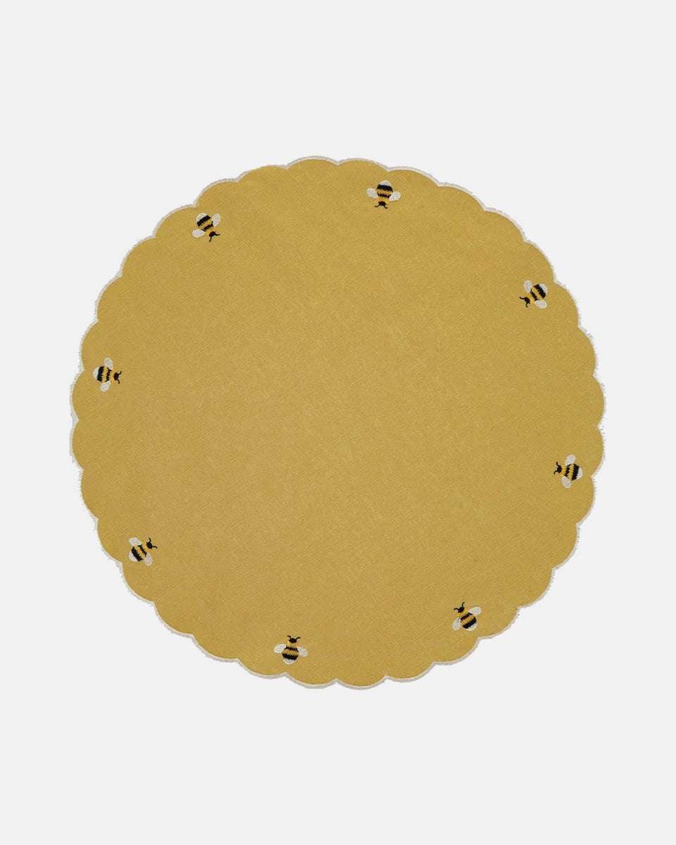Bee Placemat and Napkin